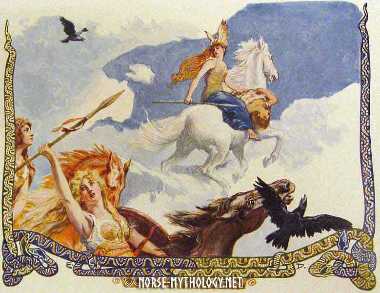 Norse Valkyrie Painting
