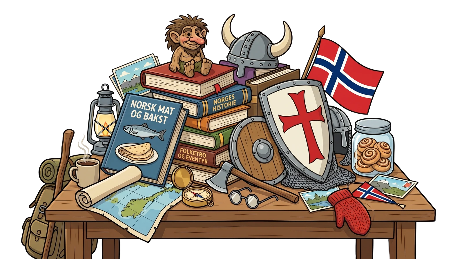 Knut and Frida wishing the reader good travels